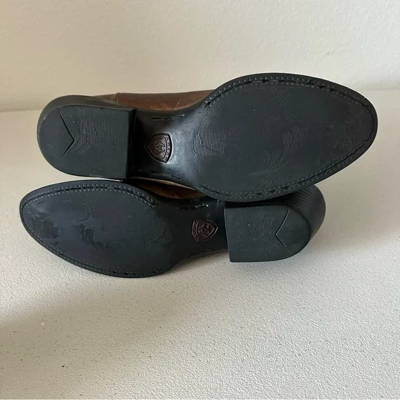 Ariat women’s heritage western boots distressed look R toe size 8 1/2 - Picture 8 of 16